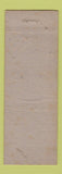 Matchbook Cover - Warsaw Deli