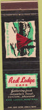 Matchbook Cover - Red Lodge Cafe Red Lodge MT