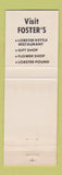 Matchbook Cover - Bill Foster's Down East Lobster Clambake York Harbor ME