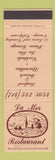 Matchbook Cover - La Mer Restaurant Orange CA