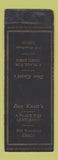 Matchbook Cover - Dan Knott's Chico CA SAMPLE WEAR