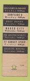 Matchbook Cover - WVEC Channel 13 Norfolk Hampton VA TV Boxing Bugs Bunny