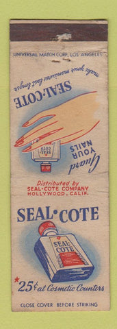 Matchbook Cover - Seal Cote Nail Polish Sealer WEAR