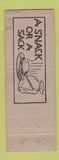 Matchbook Cover - Mack's Hamburgers South Bend IN