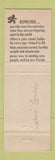 Matchbook Cover - Brunswick Bowling Dinah Bowl Vernal UT