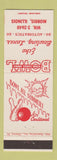 Matchbook Cover - Echo Bowling Lanes Morris IL