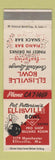 Matchbook Cover - Pat Patterson's Ellisville Bowling AMF Ellisville MO