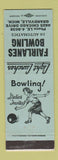 Matchbook Cover - Fairlanes Bowling Grandville MI girlie