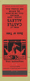Matchbook Cover - Castle Alleys Bowling