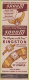Matchbook Cover - Kingston Diamond watches Hempstead Huntington LI
