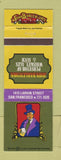 Matchbook Cover - John Barleycorn San Francisco CA