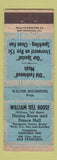 Matchbook Cover - William Tell House San Francisco CA