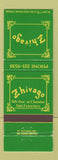 Matchbook Cover - Zhivago San Francisco CA