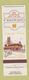 Matchbook Cover - Castagnola Restaurant San Francisco CA