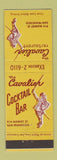 Matchbook Cover - Cavalier Restaurant Cocktail Bar San Francisco CA