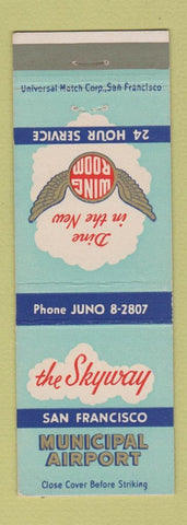 Matchbook Cover - Skytop San Francisco CA Airport