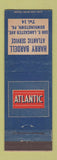 Matchbook Cover - Harry Bardell Atlantic oil gas Downingtown PA