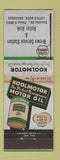Matchbook Cover - Brown Cities oil gas Roller Skating Rink Little Rock AR
