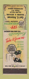Matchbook Cover - Cities oil gas Carl Peterson Hutchinson KS WEAR