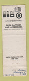 Matchbook Cover - Cities oil gas Bob's Bashford's Cafe Fairbury IL