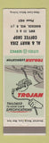 Matchbook Cover - Cities oil gas Al & Mary Zika Hancock WI