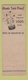 Matchbook Cover - Cities oil gas Al & Mary Zika Hancock WI
