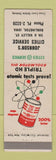 Matchbook Cover - Cities oil gas Johnson's Burlington IA