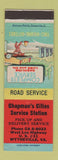 Matchbook Cover - Cities oil gas Chapman's Wytheville VA