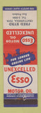 Matchbook Cover - Esso oil gas Fred Byrd Chattanooga TN