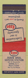 Matchbook Cover - Esso oil gas Rubin Bros Elmira NY