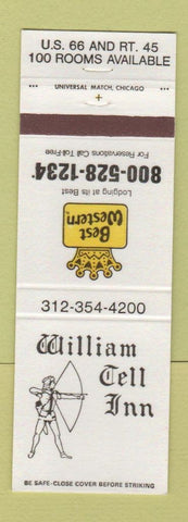 Matchbook Cover - William Tell Inn Best Western Route 66