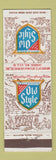 Matchbook Cover - Old Style Beer La Crosse WI