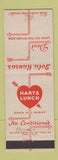 Matchbook Cover - Hart's Lunch Iola KS