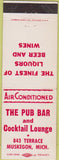 Matchbook Cover - Pub Bar Muskegon MI white