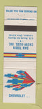 Matchbook Cover - Dan Tobin Chevrolet Oldsmobile London OH