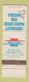 Matchbook Cover - Kizzier Chevrolet Kearney NE WORN