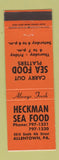 Matchbook Cover - Heckman Seafood Allentown PA