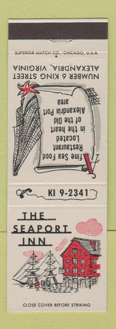 Matchbook Cover - Seaport Inn Alexandria VA