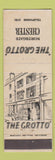 Matchbook Cover - The Grotto Northgate Chester U K