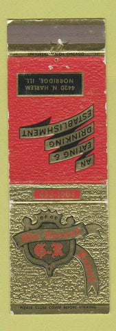 Matchbook Cover - The Ground Round Norridge IL WEAR