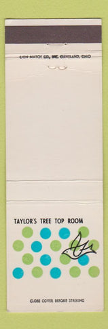 Matchbook Cover - Taylor's Tree Top Room