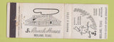 Matchbook Cover - Ranch House Midland TX WEAR