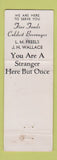 Matchbook Cover - Ranch House Midland TX WEAR