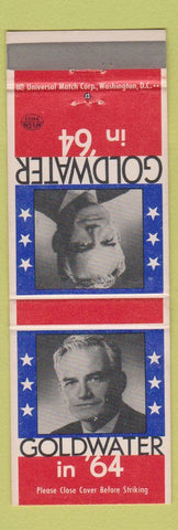 Matchbook Cover - Barry Goldwater for President 1964