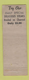 Matchbook Cover - Madison Restaurant