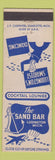 Matchbook Cover - The Sand Bar Ludington MI