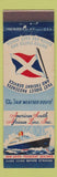 Matchbook Cover - American South African Line Freight Cruise Ships