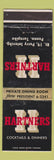Matchbook Cover - Hartners Restaurant PA Turnpike WEAR