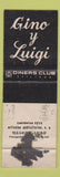 Matchbook Cover - Dino's Restaurant Acapulco Mexico