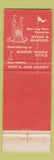 Matchbook Cover - The King's Table Geneseo IL